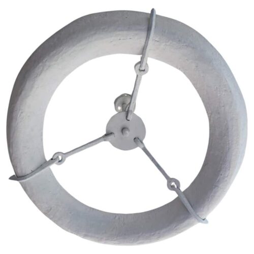 Eze White Suspension Light by Michel Amar 0