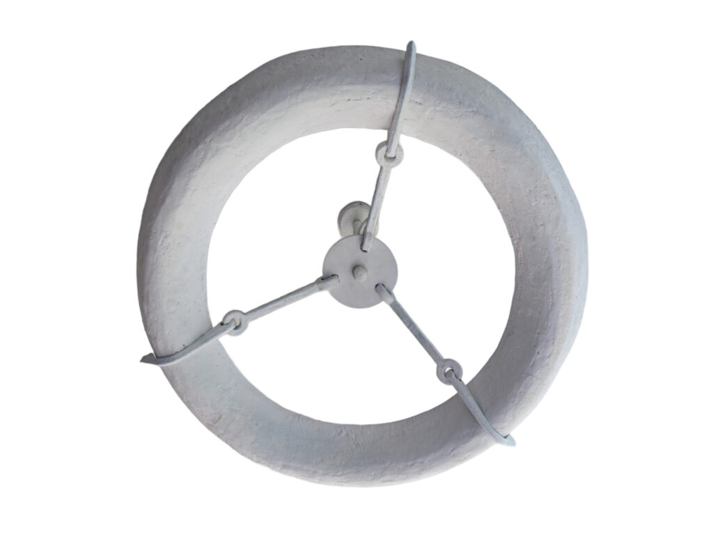 Eze White Suspension Light by Michel Amar 1