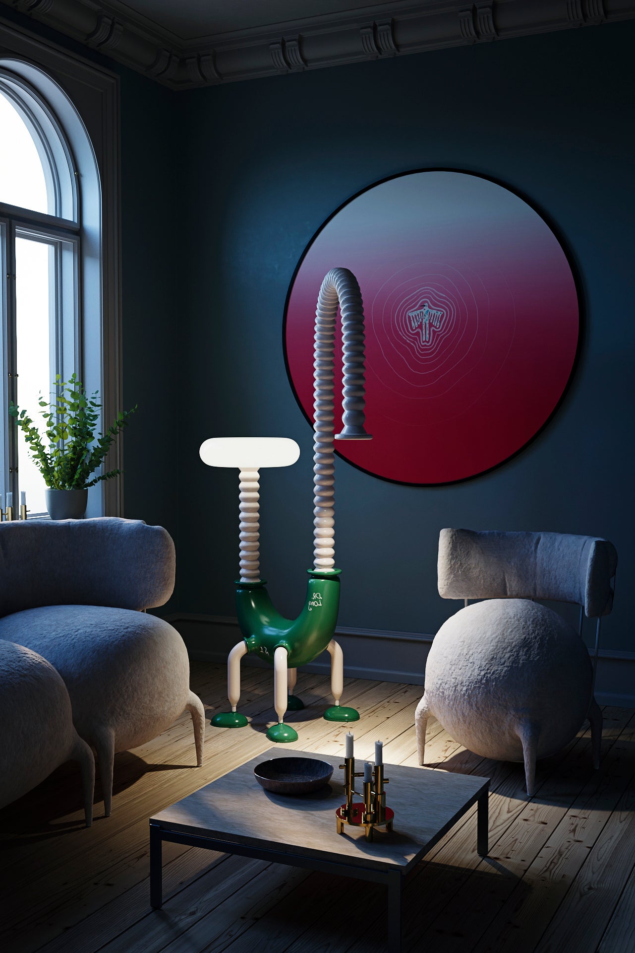 Long Floor Lamp by Taras Yoom 4