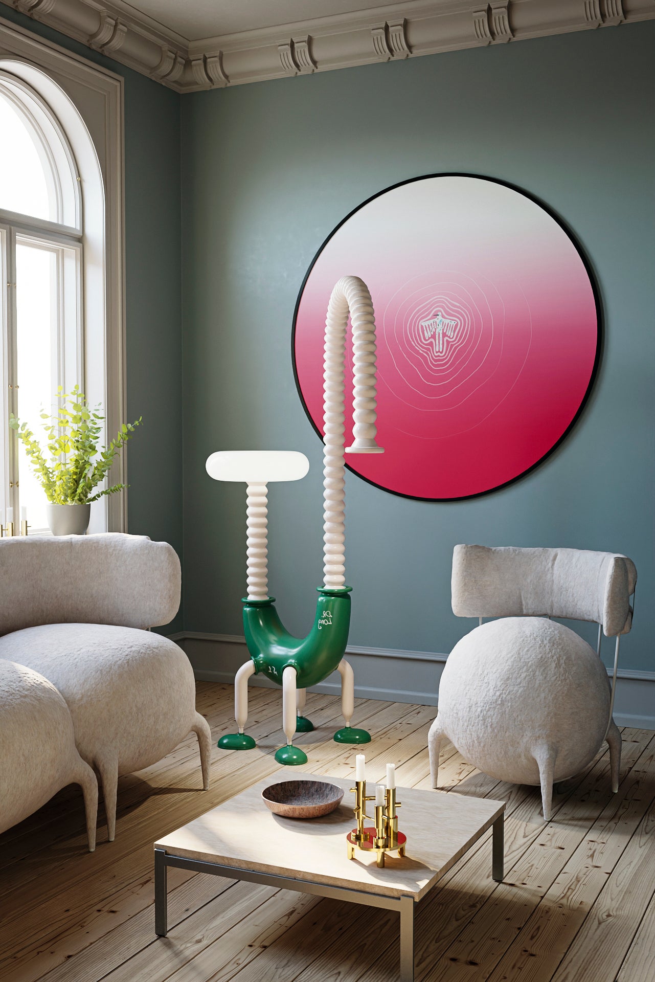 Long Floor Lamp by Taras Yoom 6