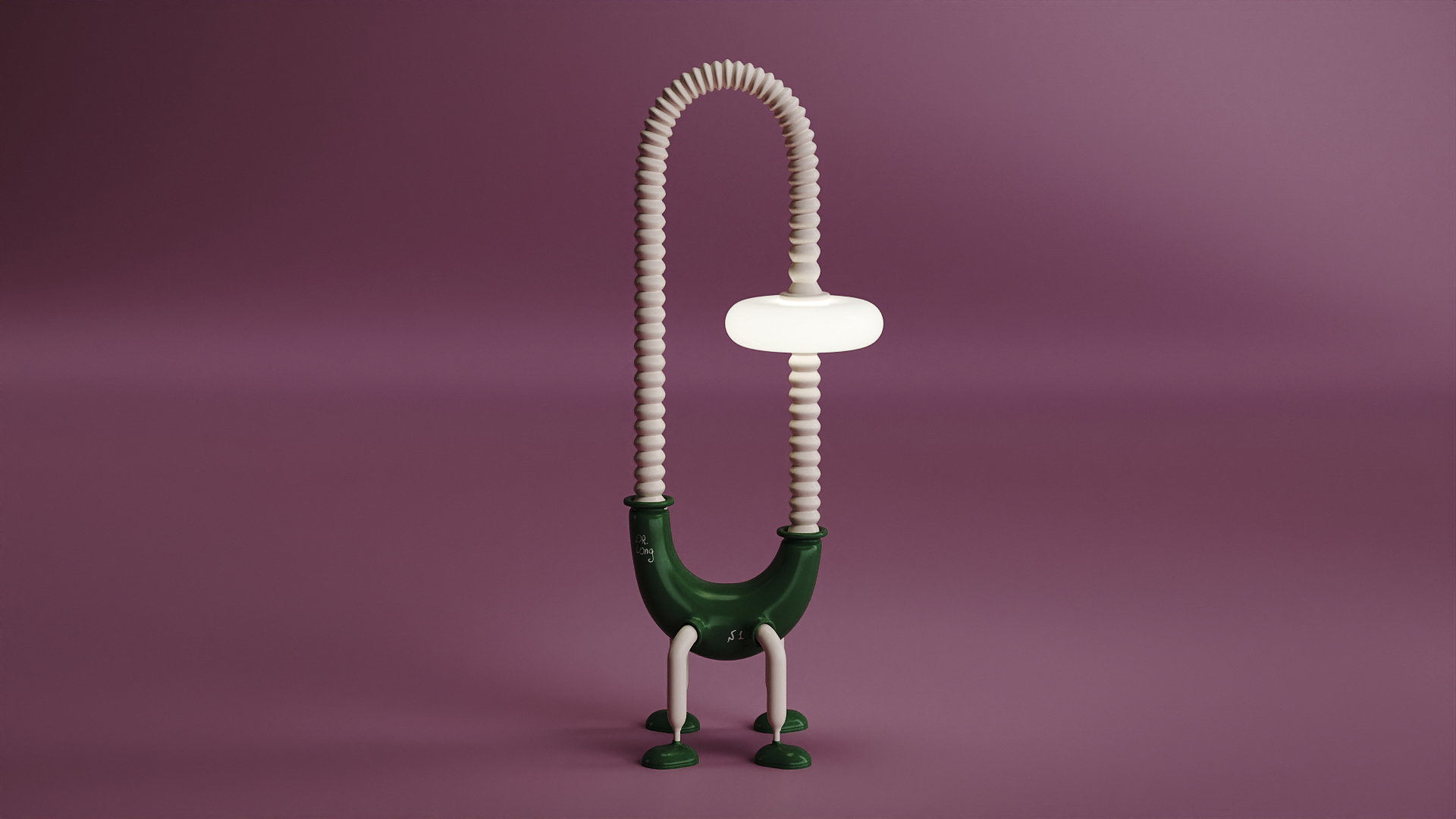 Long Floor Lamp by Taras Zheltyshev 2