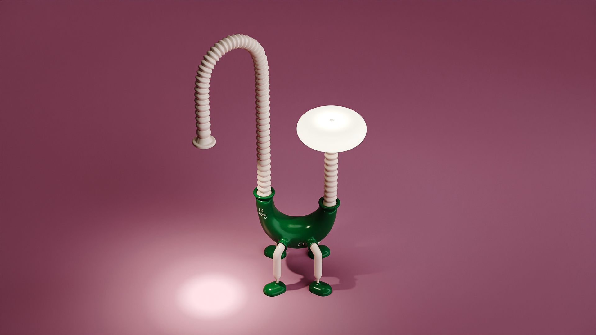 Long Floor Lamp by Taras Zheltyshev 4
