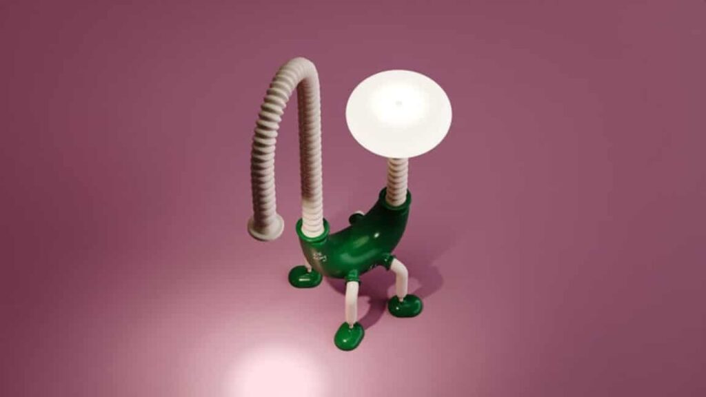 Long Floor Lamp by Taras Zheltyshev 8