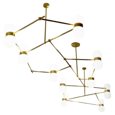 Nuvol Chandelier 10 Lamps by Contain