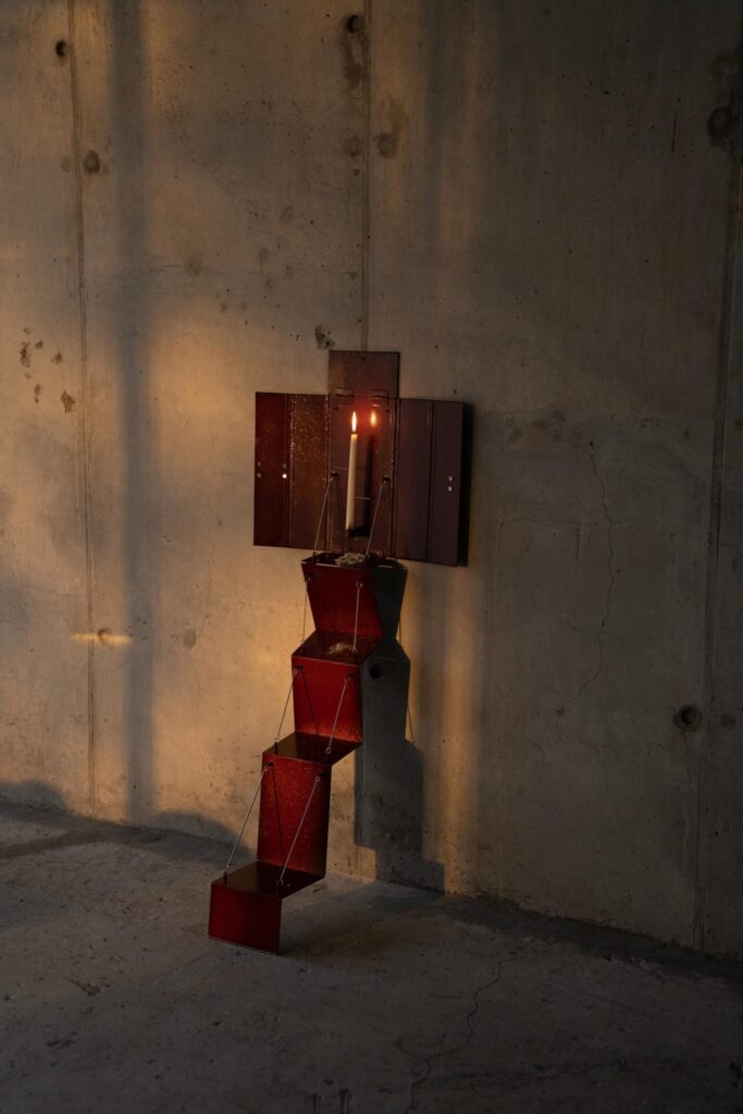 panorammma wax clock altar galerie philia 05
