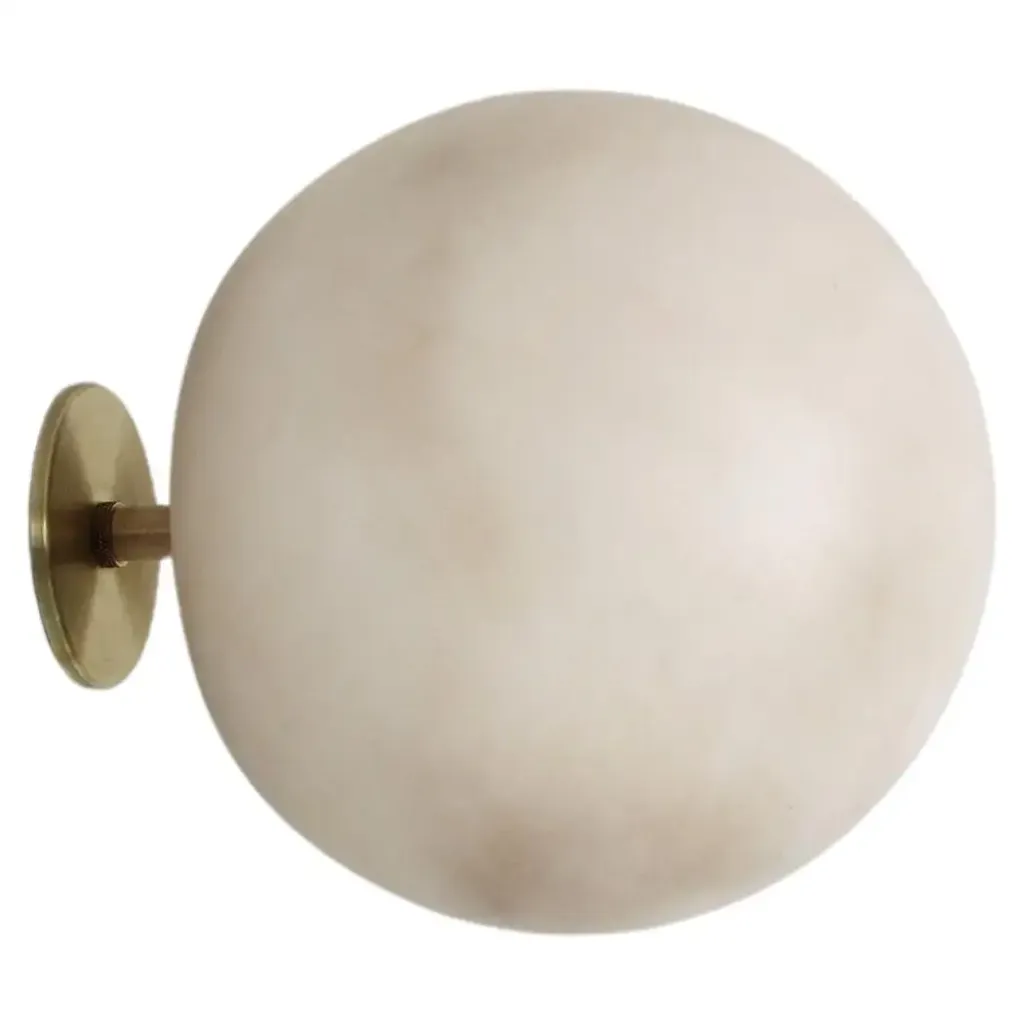 Planette Wall 12 Alabaster Wall Light by Contain 1