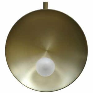 Oyster Brass Sconce by Carla Baz