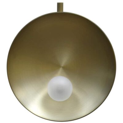 Oyster Brass Sconce by Carla Baz