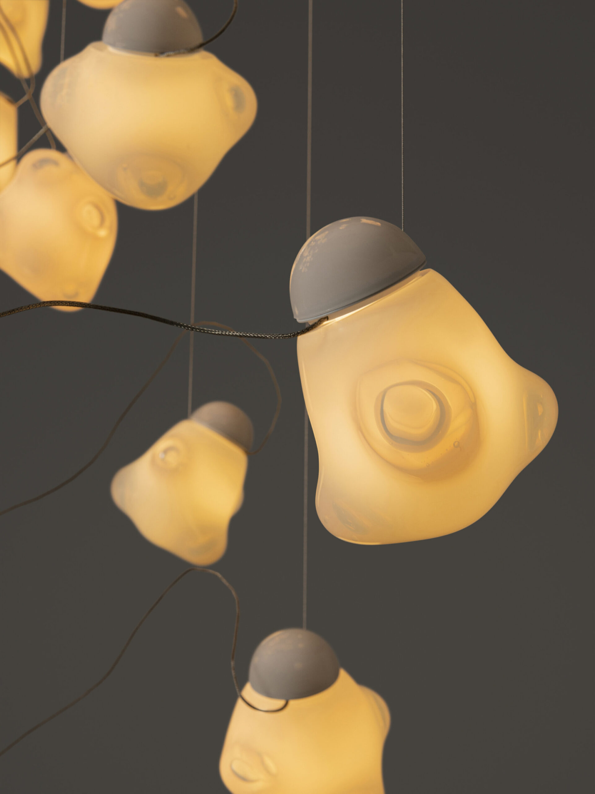 57.37 Pendant by Bocci, White Opaline Glass, Post Modern, Canada 5