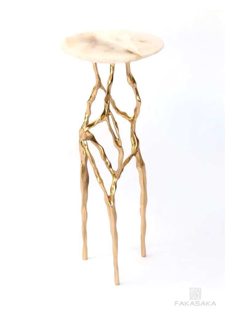 Alexia Drink Table with Onyx Top by Fakasaka Design 1