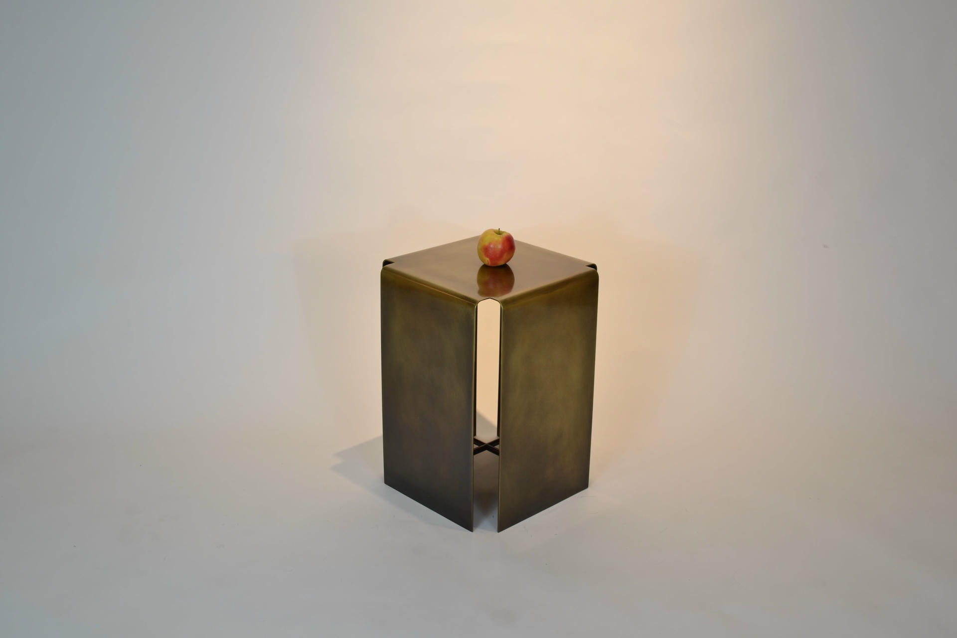 Baltic Darkened Bronze Side Table by Gentner Design 5