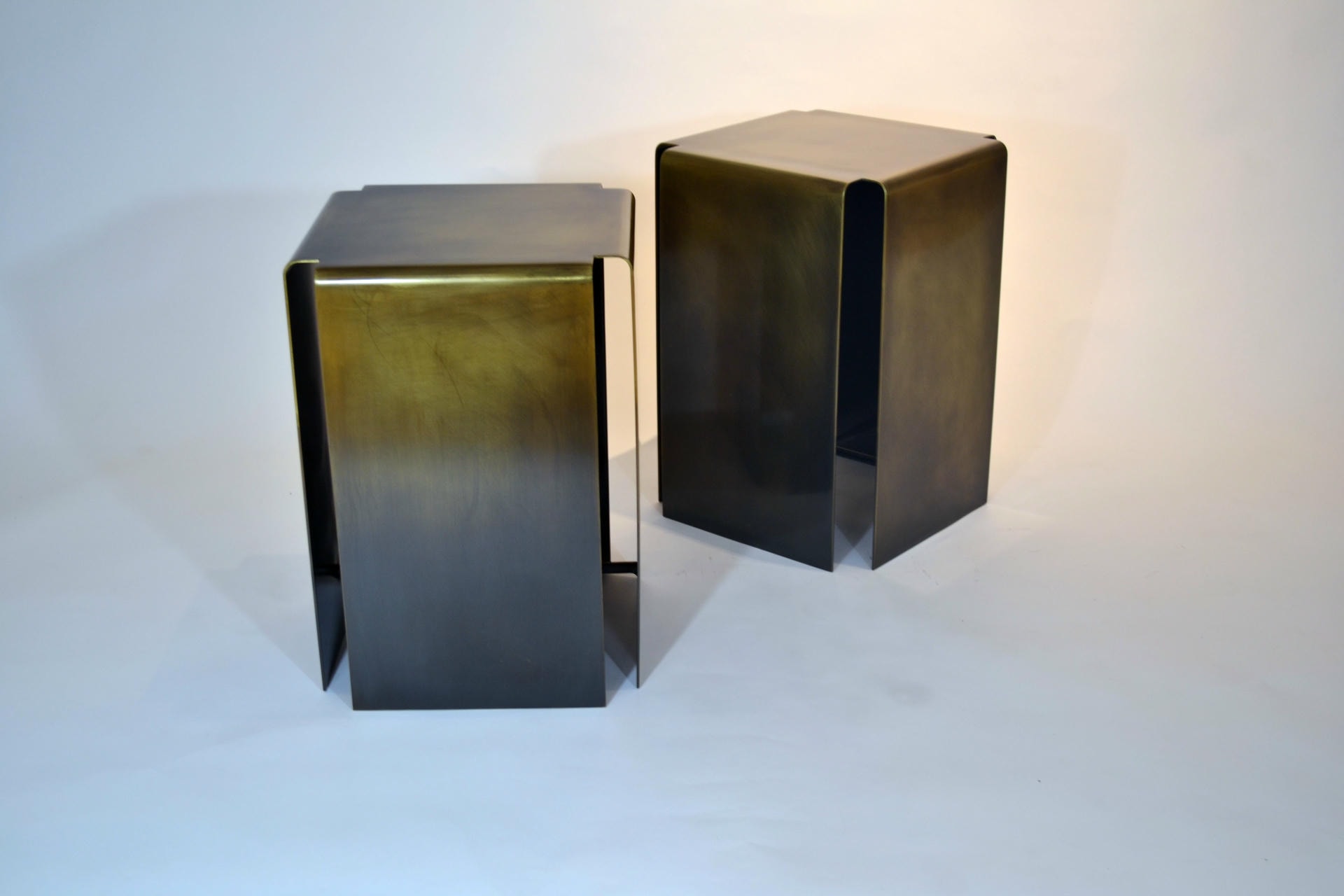 Baltic Darkened Bronze Side Table by Gentner Design 7