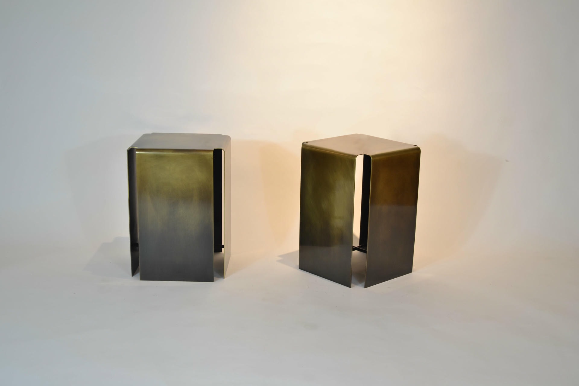Baltic Darkened Bronze Side Table by Gentner Design 8