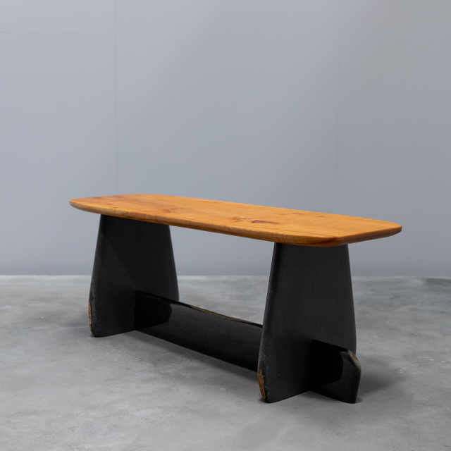 Bench, Unique Daté Kan Stone Sculptural Design by Okurayama 2