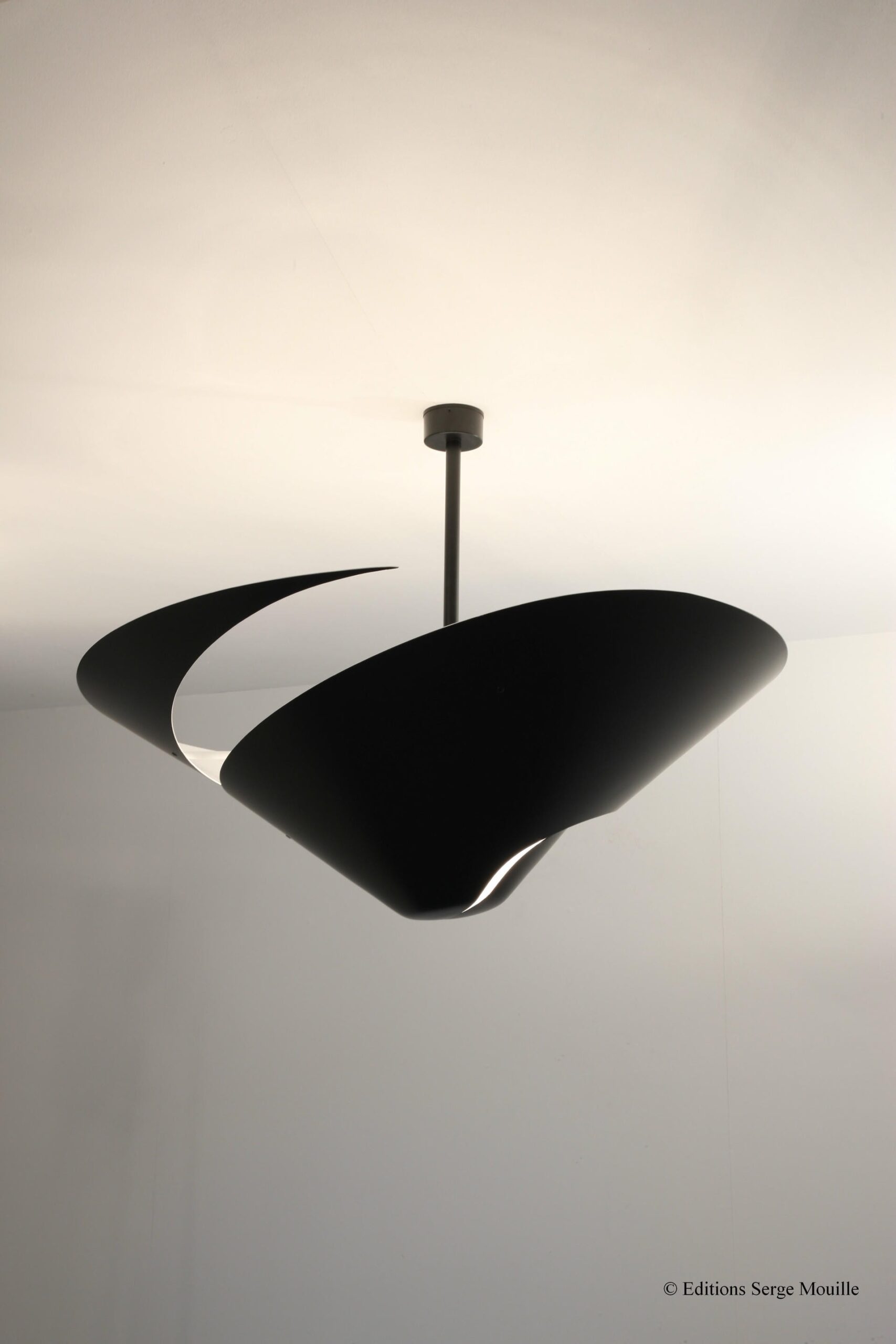 Ceiling Lamp 2 Still Arms by Serge Mouille 4