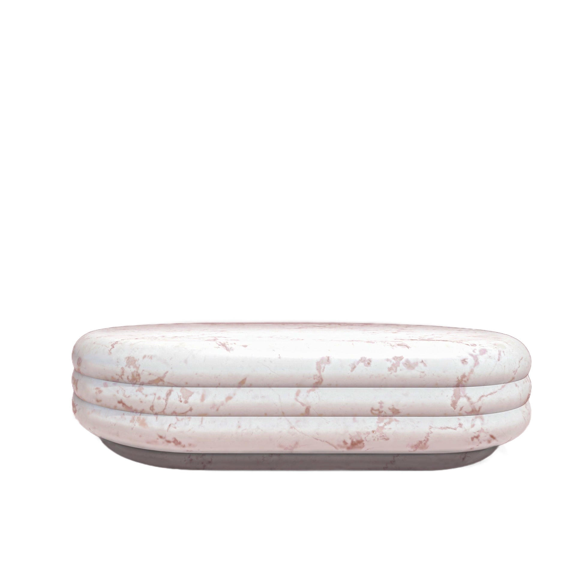 Chloe Pink Portugal Marble Coffee Table by Fred and Juul 1