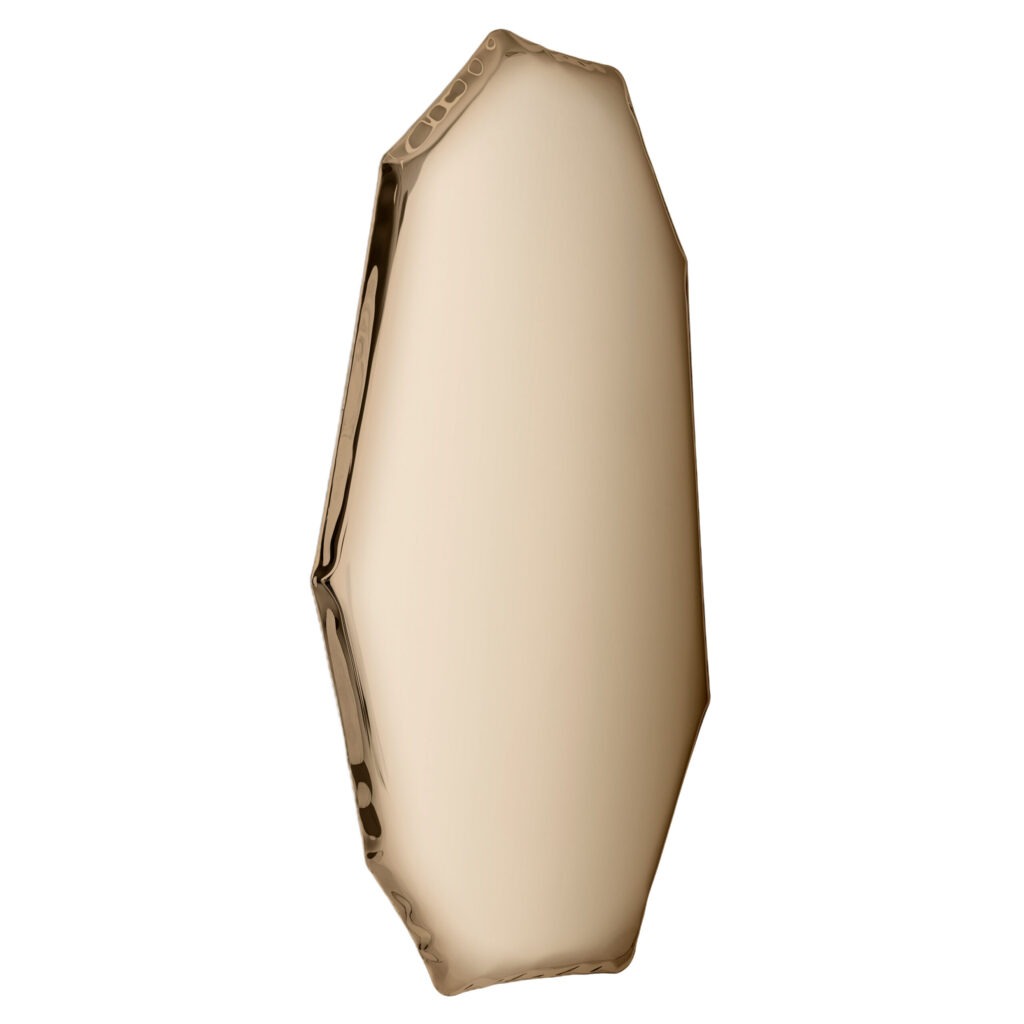 Classic Gold Tafla C3 Sculptural Wall Mirror by Zieta 1