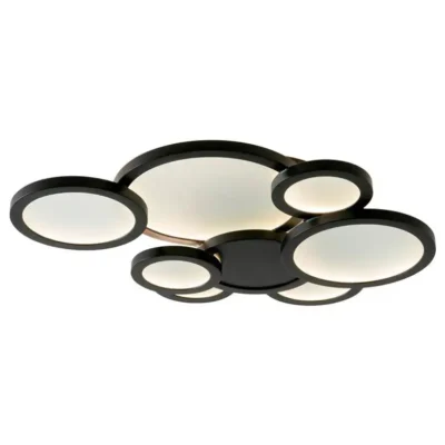 Cloud Ceiling Mounted Black Steel, Carla Baz
