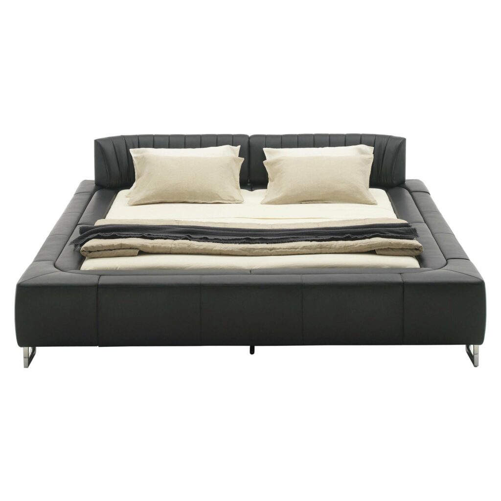 DS 1165 Bed by De Sede Leather and Metal Modern Design Switzerland 1
