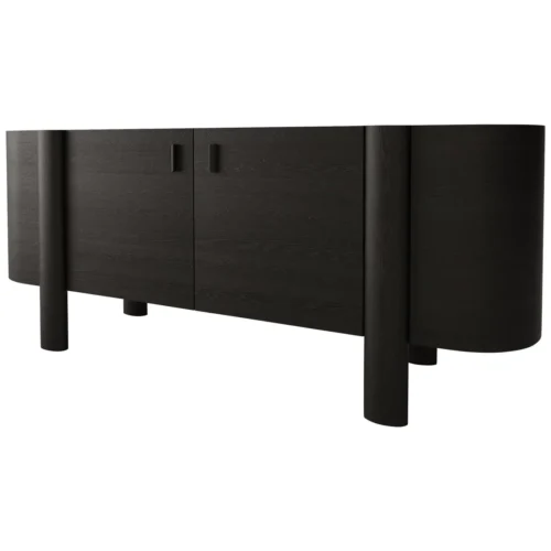 Era Oak Credenza Signed by Buket Hoscan Bazman 1