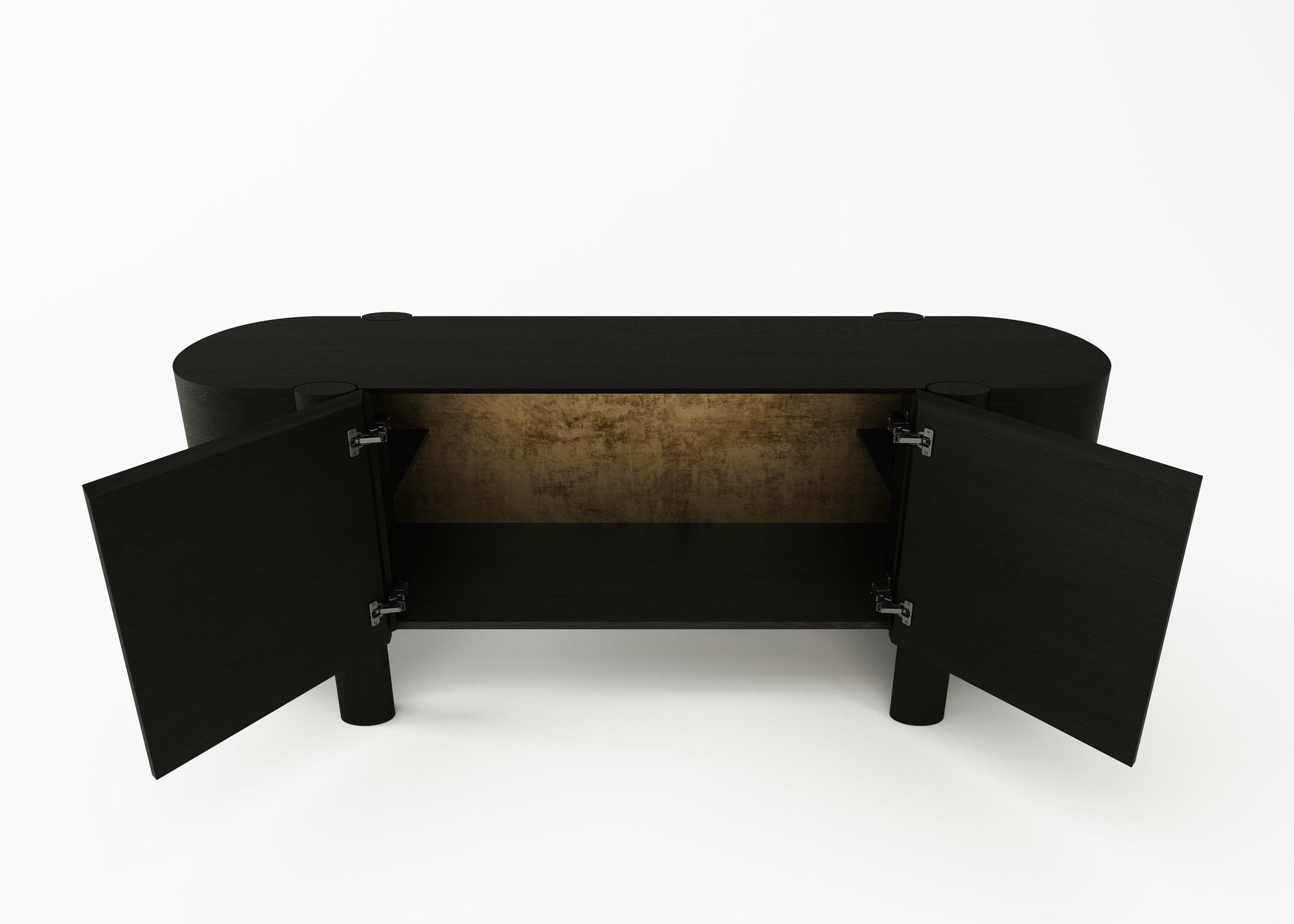 Era Oak Credenza Signed by Buket Hoscan Bazman 5