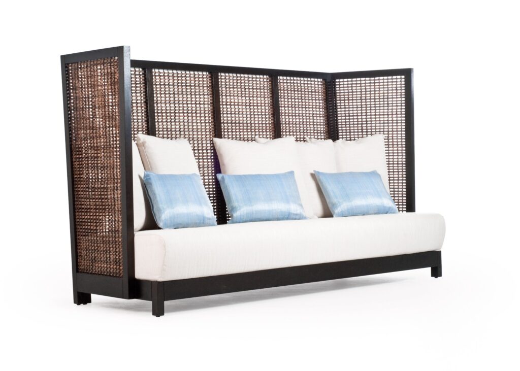 Maple Highback Suzy Wong Sofa by Kenneth Cobonpue 2