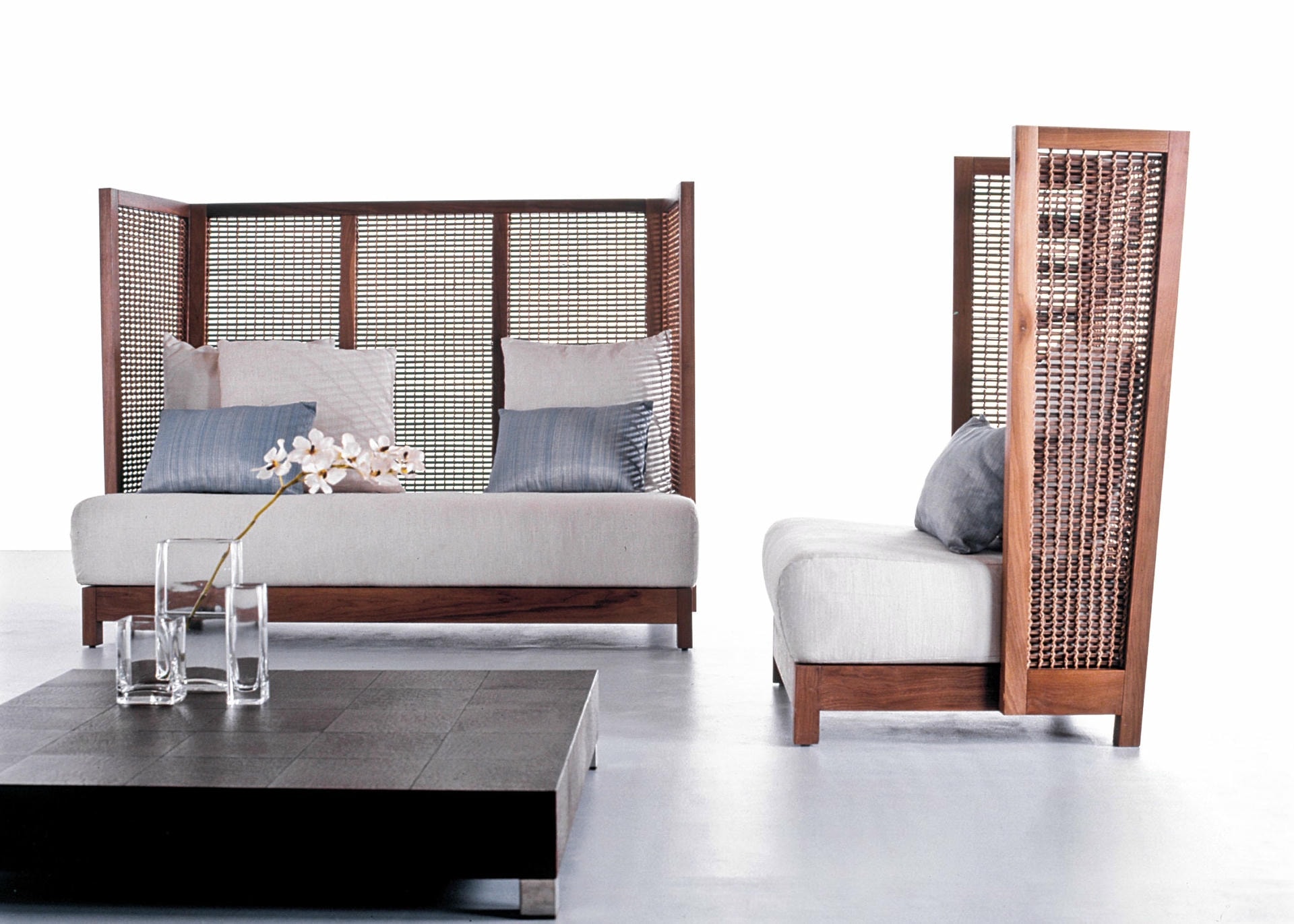 Maple Highback Suzy Wong Sofa by Kenneth Cobonpue 3