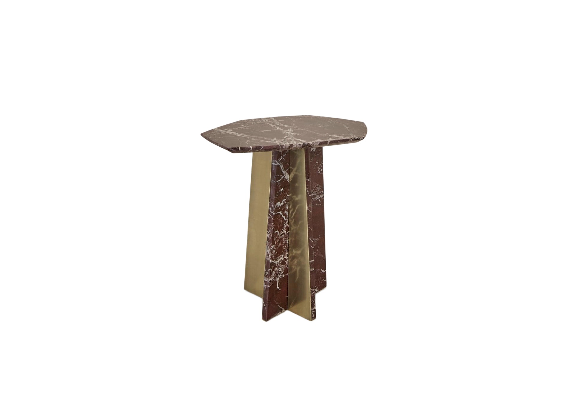 Medium Geometrik Marble Side Table by Atra Design 1
