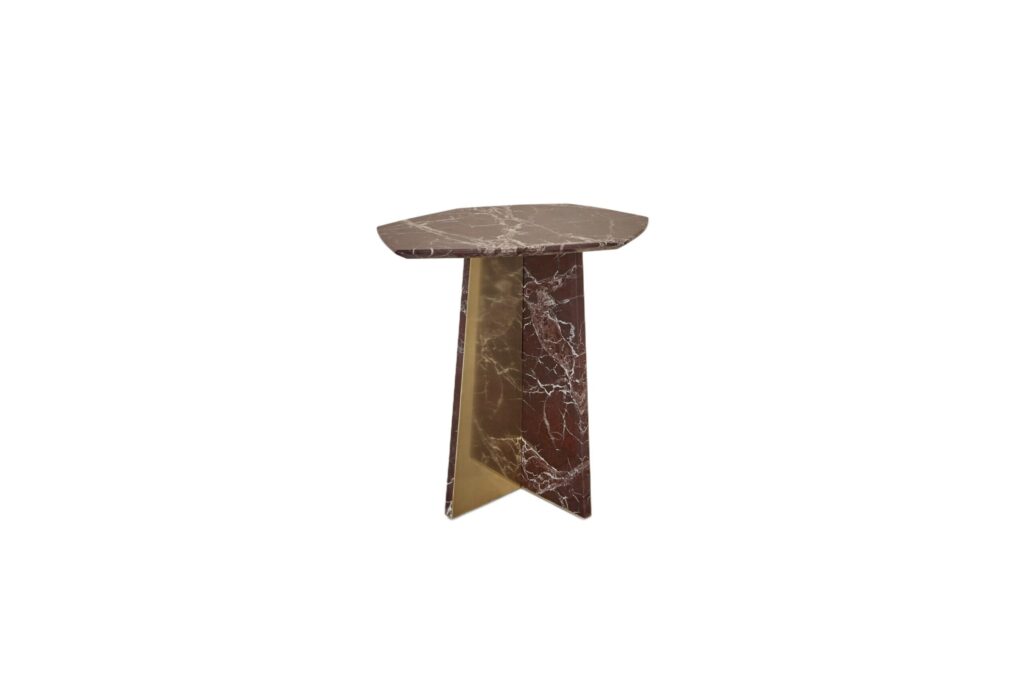 Medium Geometrik Marble Side Table by Atra Design 1