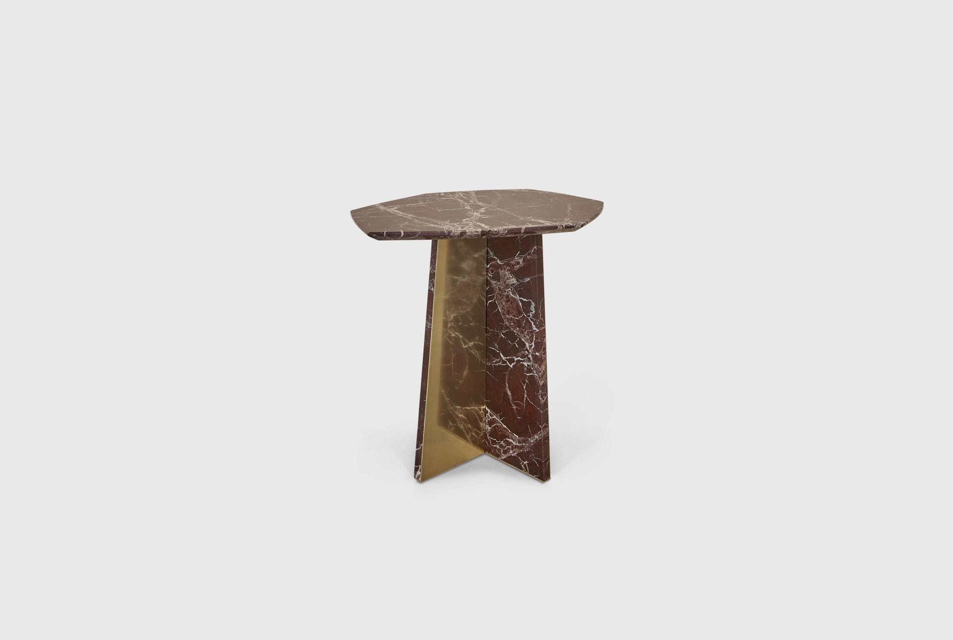 Medium Geometrik Marble Side Table by Atra Design 2