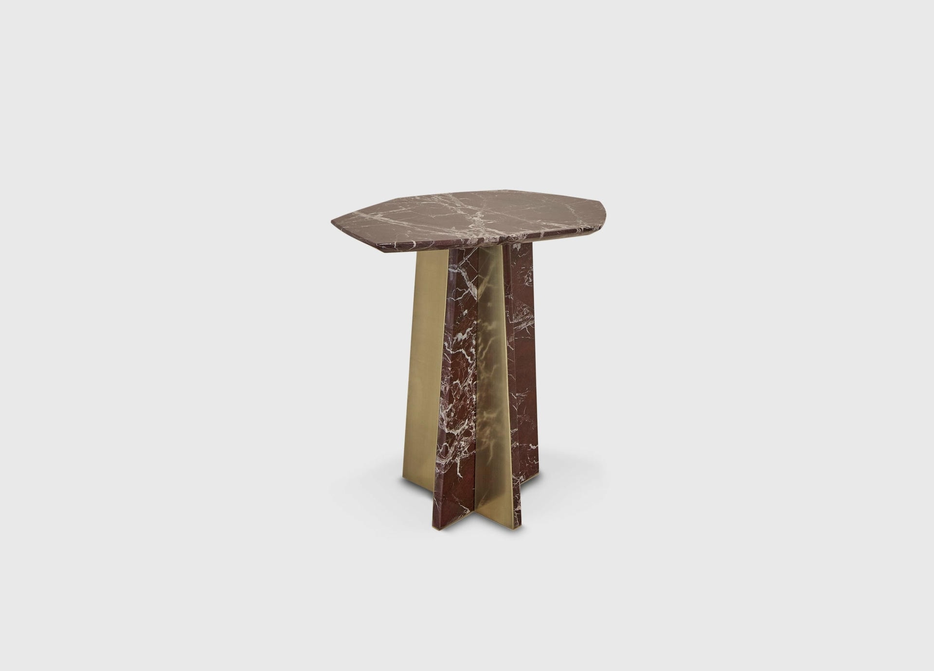 Medium Geometrik Marble Side Table by Atra Design 3