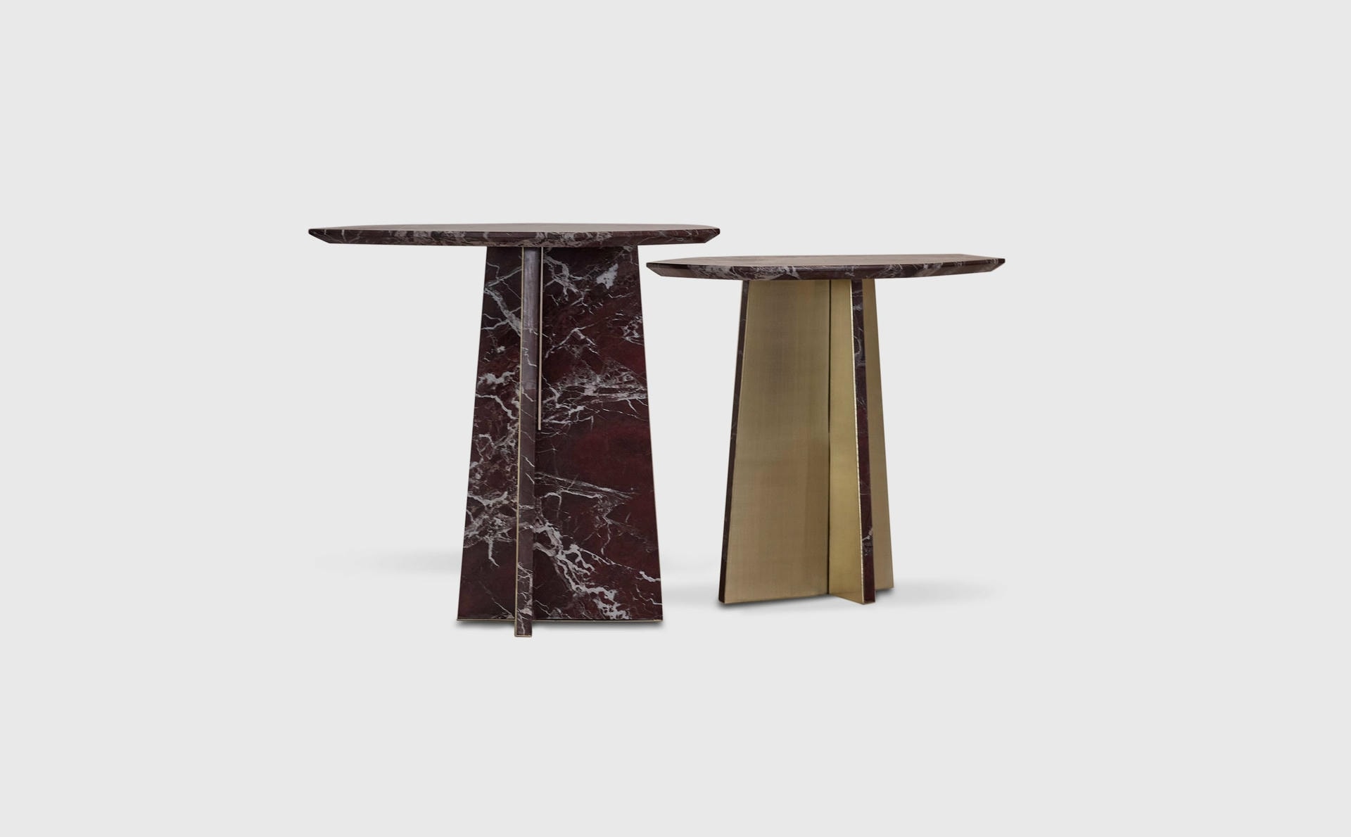 Medium Geometrik Marble Side Table by Atra Design 4