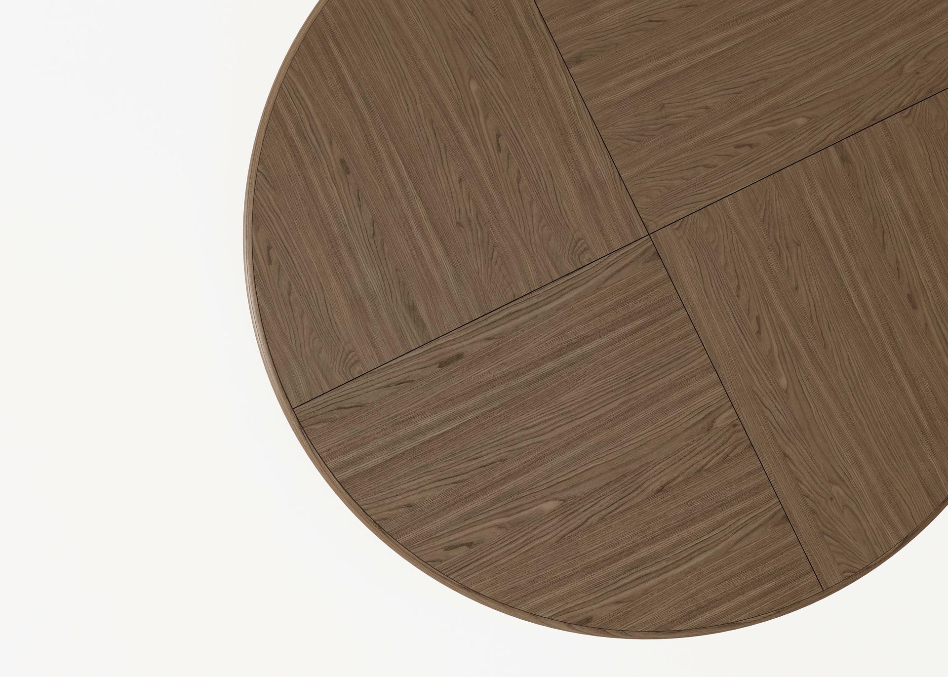 Moon Oak Round Table Signed by Buket Hoscan Bazman 5