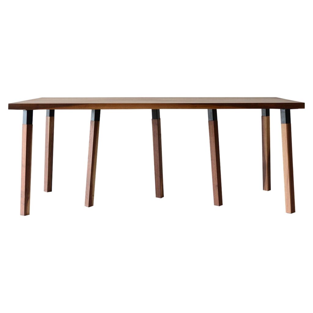 Oak Large Pier Dining Table by Hollis Morris 1