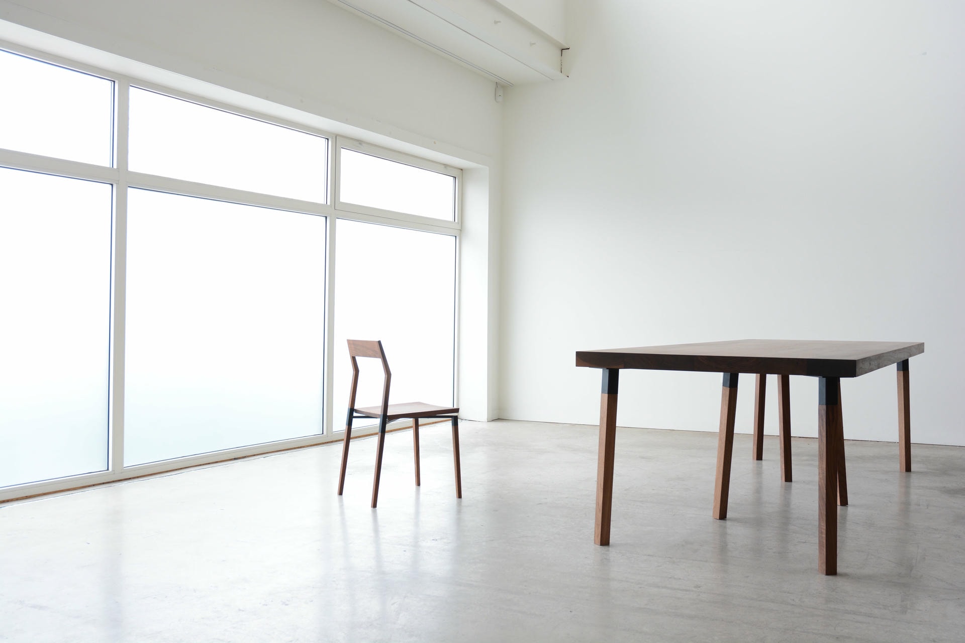 Oak Large Pier Dining Table by Hollis Morris 8