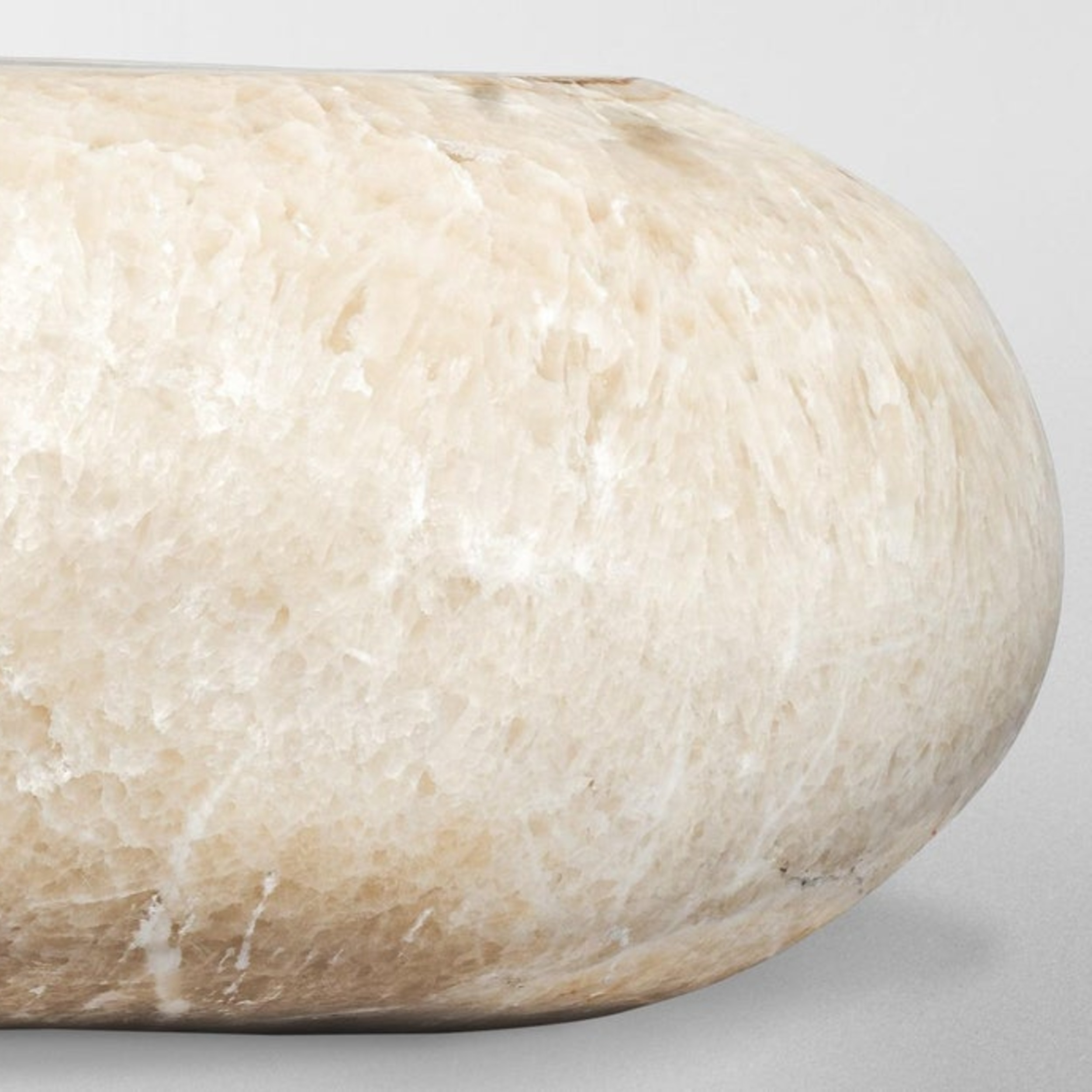 Organic Form Natural White Onyx Contemporary Coffee Table by Pierre De Valck3