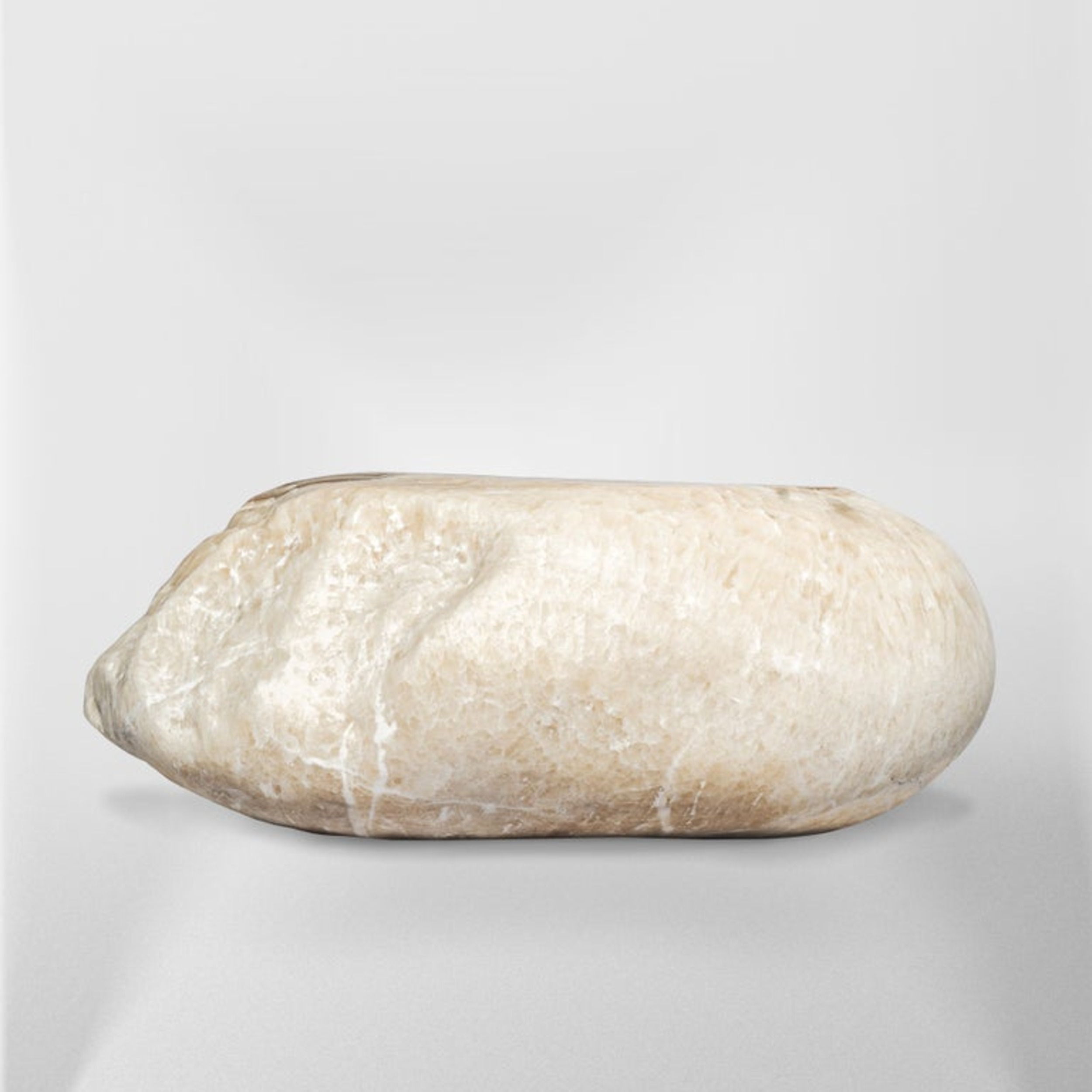 Organic Form Natural White Onyx Contemporary Coffee Table by Pierre De Valck4
