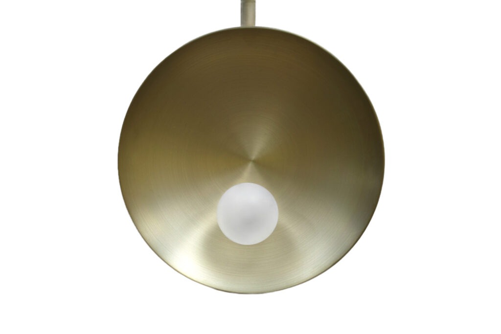 Oyster Brass Sconce by Carla Baz 5
