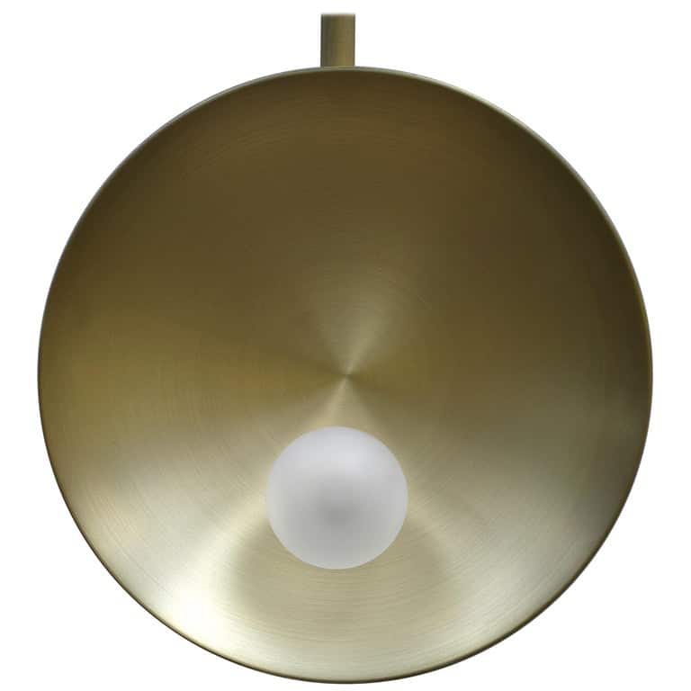 Oyster Brass Sconce by Carla Baz 5