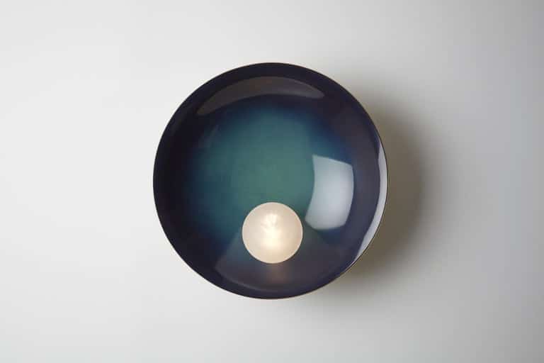 Oyster Wall Ceiling Mounted Verdigris by Carla Baz 8