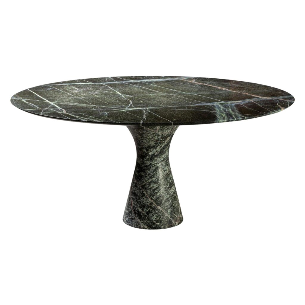 Picasso Green Refined Contemporary Marble Dining Table 16075 1