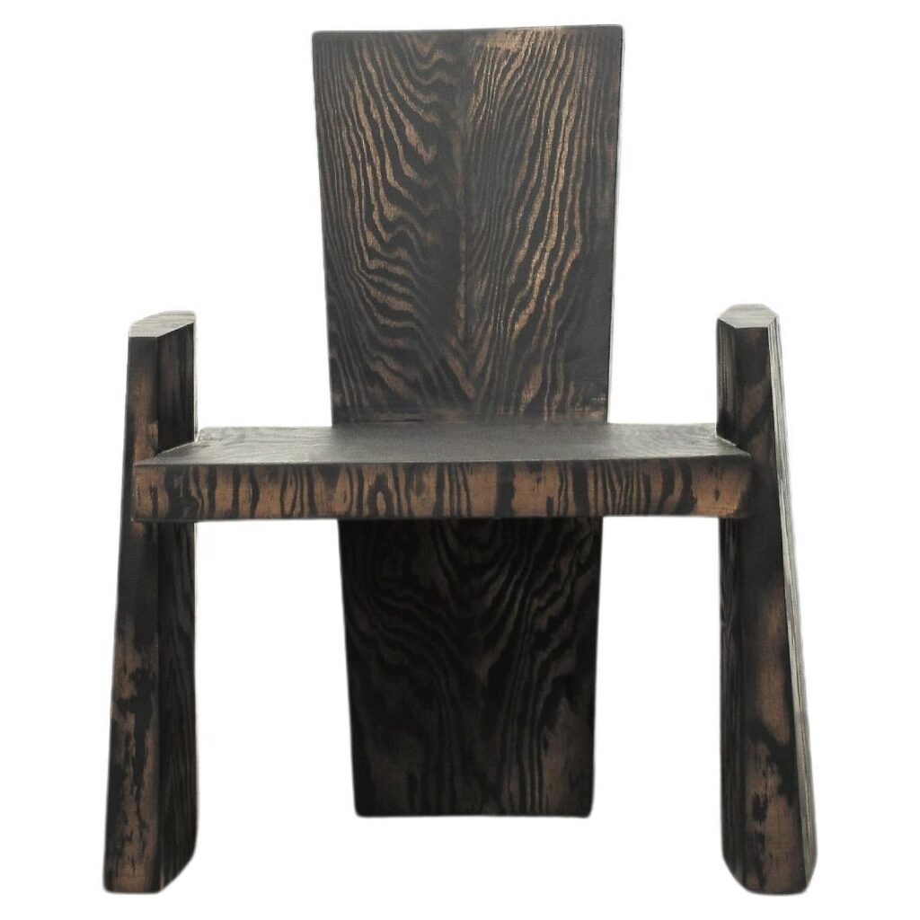 Pigmented Oil Waxed Limited Edition Plywood Chair by Lucas Tyra Morten