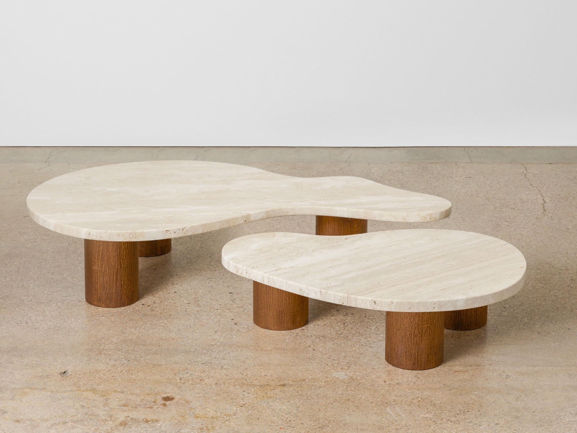 Set of 2 Andrea and Luca Coffee Table by Umberto Bellardi Ricci 2