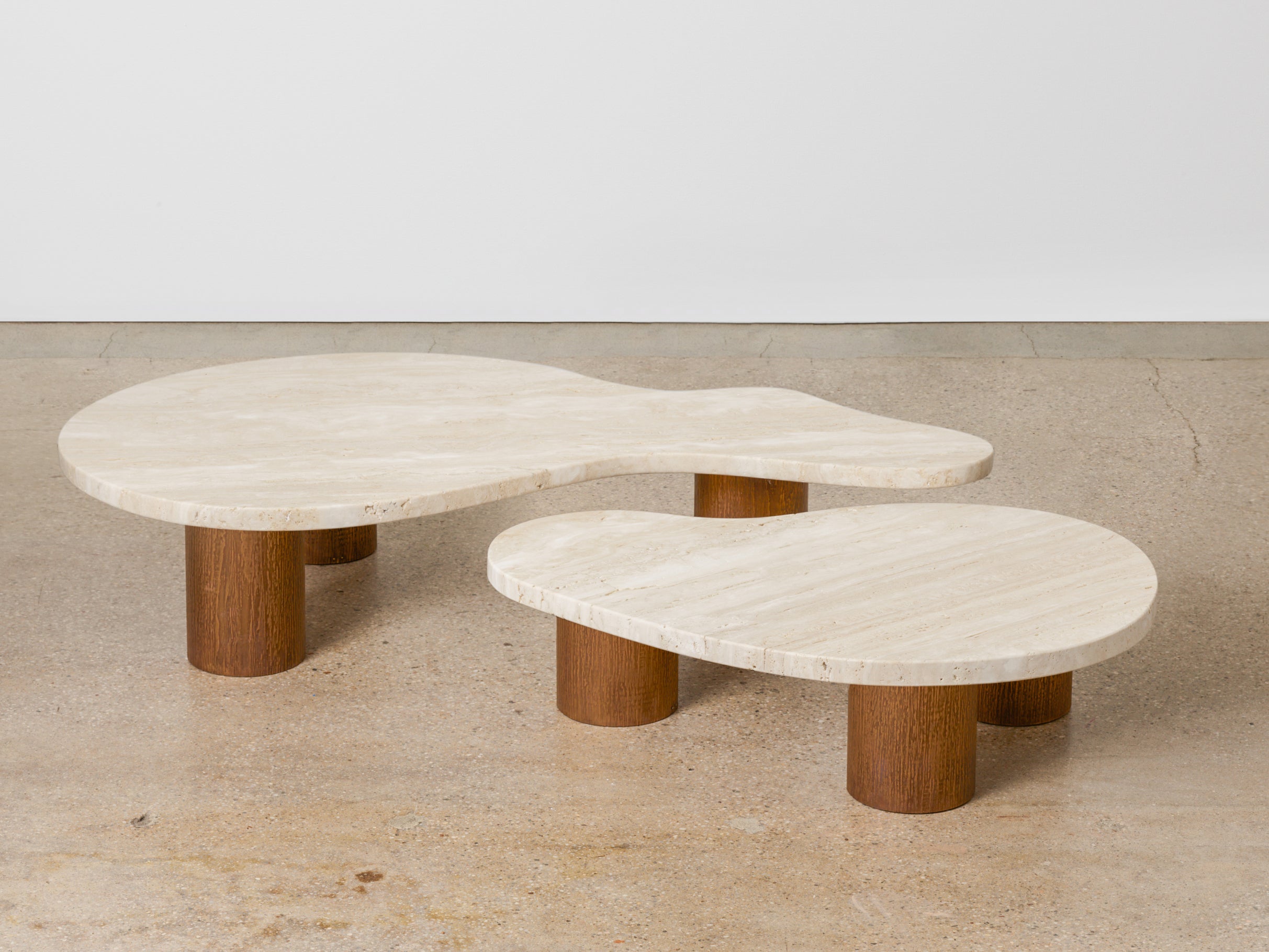 Set of 2 Andrea and Luca Coffee Table by Umberto Bellardi Ricci 2