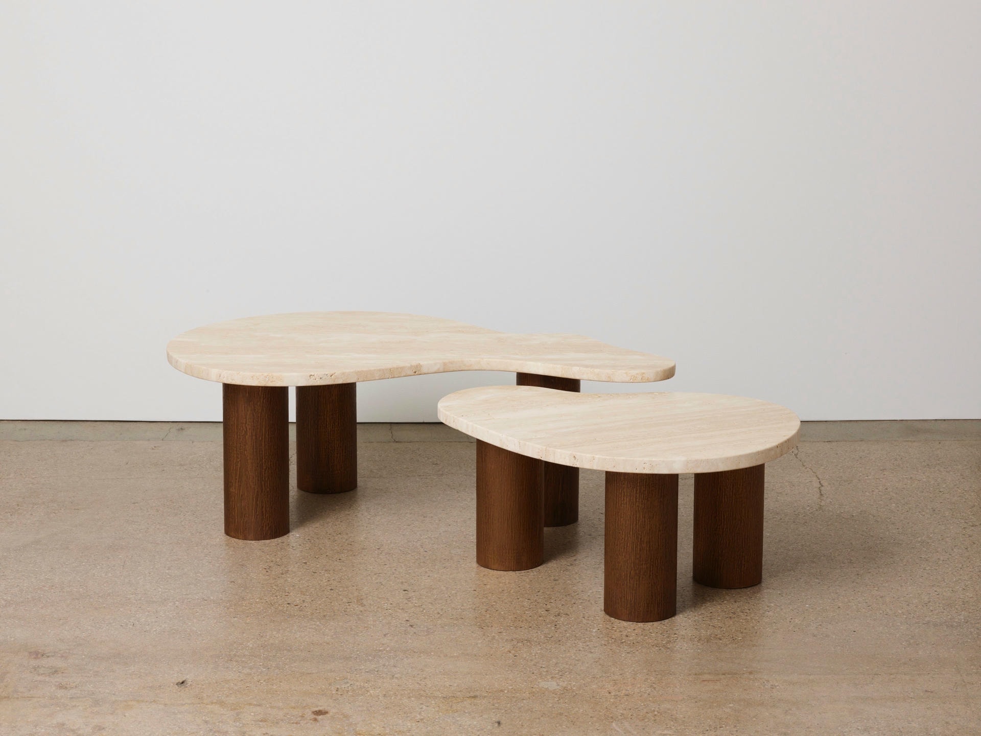 Set of 2 Andrea and Luca Coffee Table by Umberto Bellardi Ricci 6