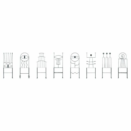Set of 8 Collezione Surrealista Chairs by Qvinto Studio 1