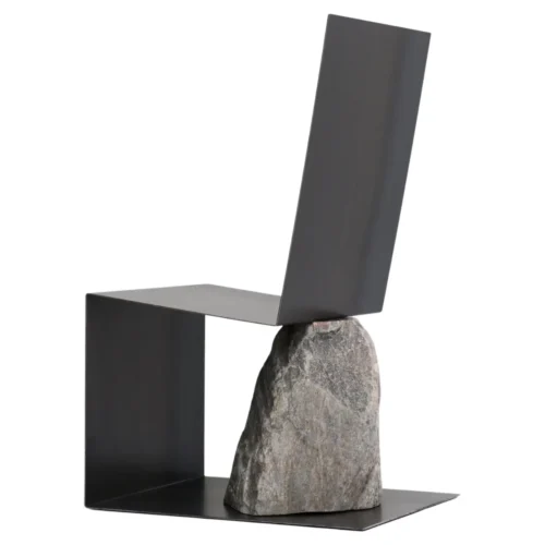 Steel and Stone Chair by Batten and Kamp 1