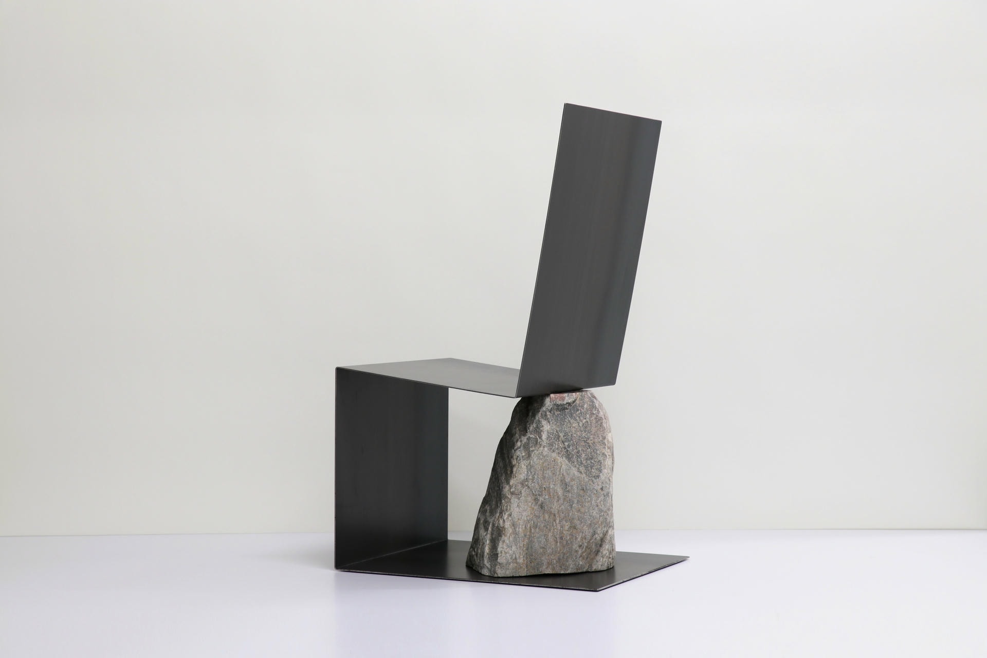 Steel and Stone Chair by Batten and Kamp 2