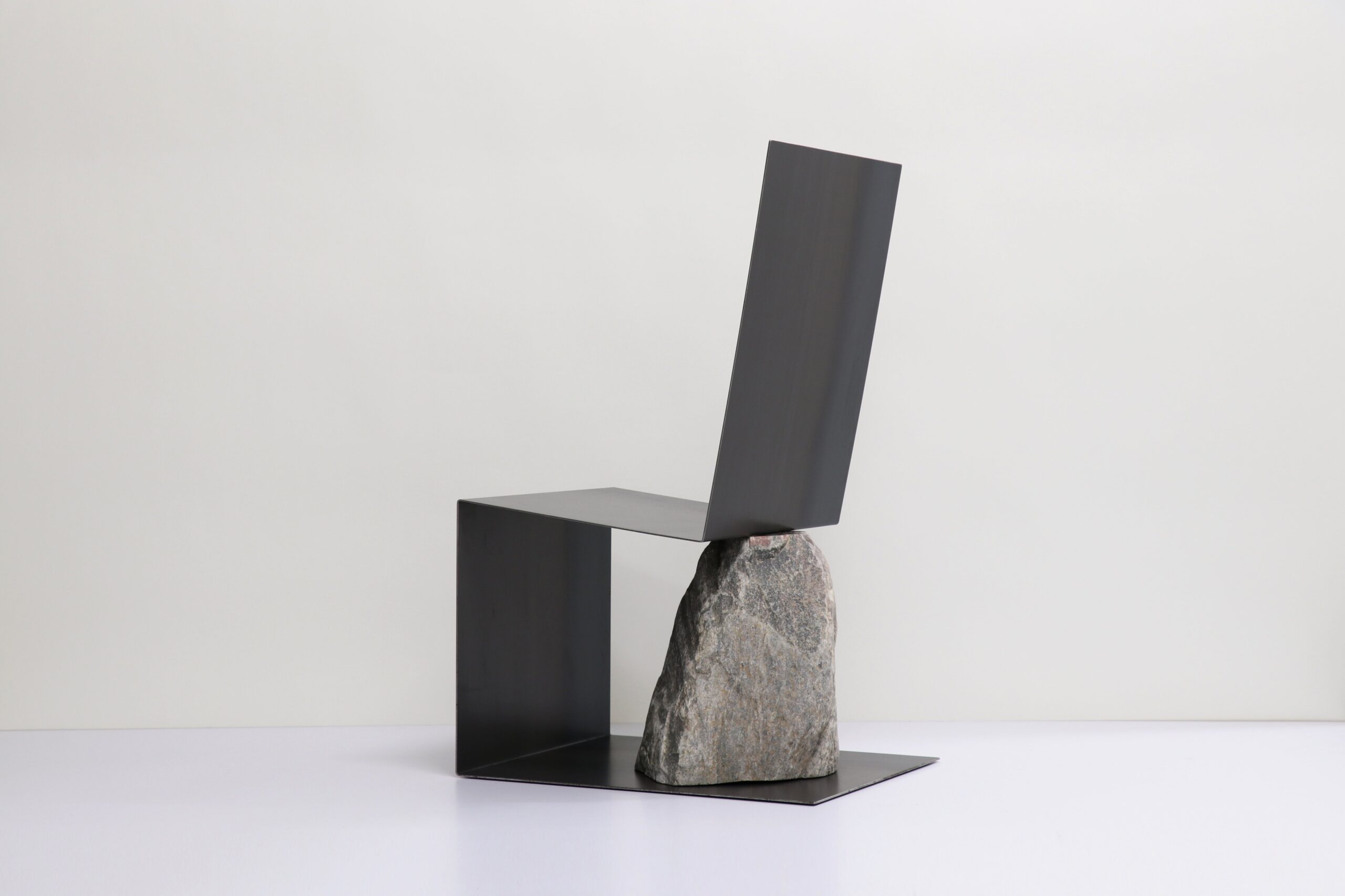Steel and Stone Chair by Batten and Kamp 2