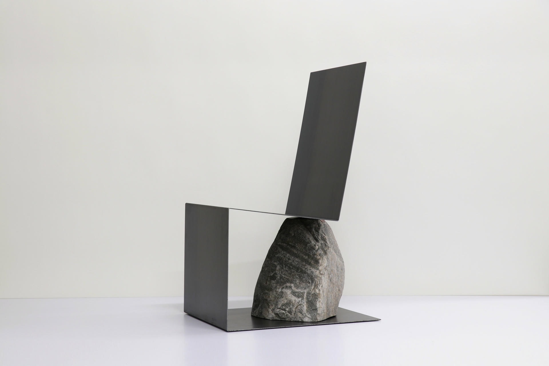 Steel and Stone Chair by Batten and Kamp 4